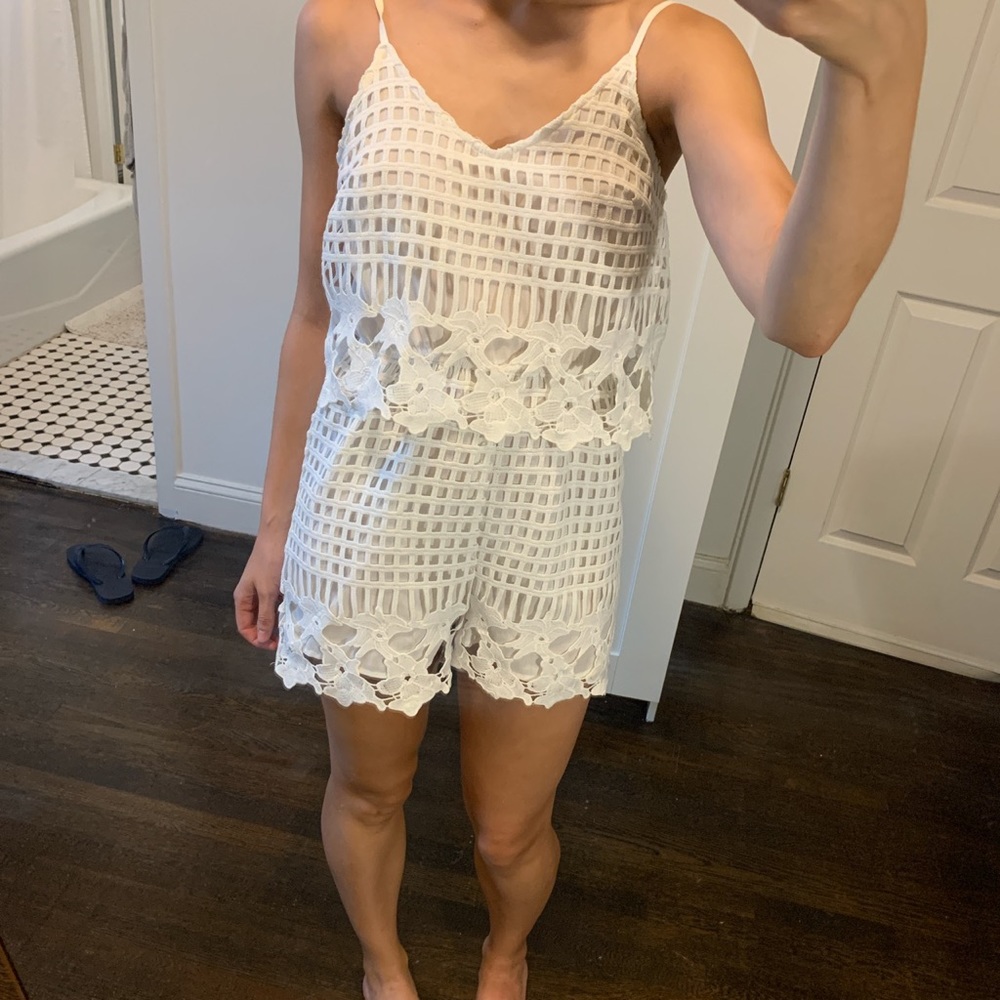 Aqua Romper Size Small